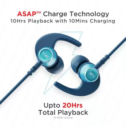 boAt Rockerz 235 Pro with upto 20 Hours Playback & ASAP Charge Bluetooth Headset (Furious Blue, In the Ear) boAt Rockerz 235 Pro with upto 20 Hours Playback & ASAP Charge Bluetooth Headset (Furious Blue, In the Ear)